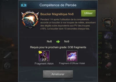 Aeon compétence spéciale