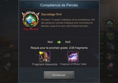 Alexandra compétence spéciale