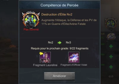 Laureline compétence spéciale