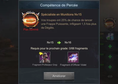 Professeur Gray compétence spéciale