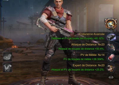 Tempetearc officier combat