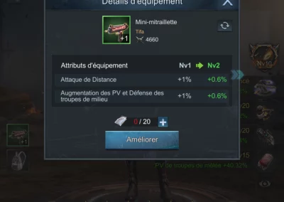Tifa équipement